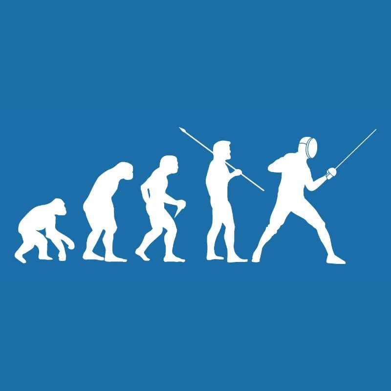 Fechtkampf Fechter Evolution Burschen Fechten
