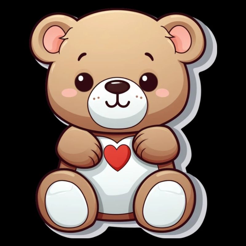 Mignon coeur teddy