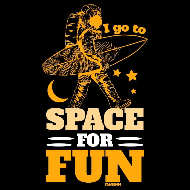 Astronaut with surfboard