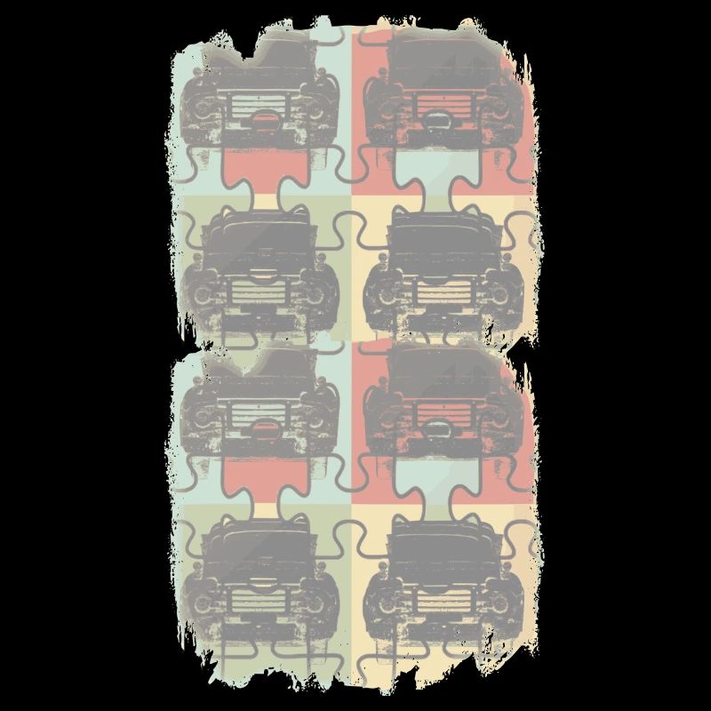 Puzzle rétro vintage