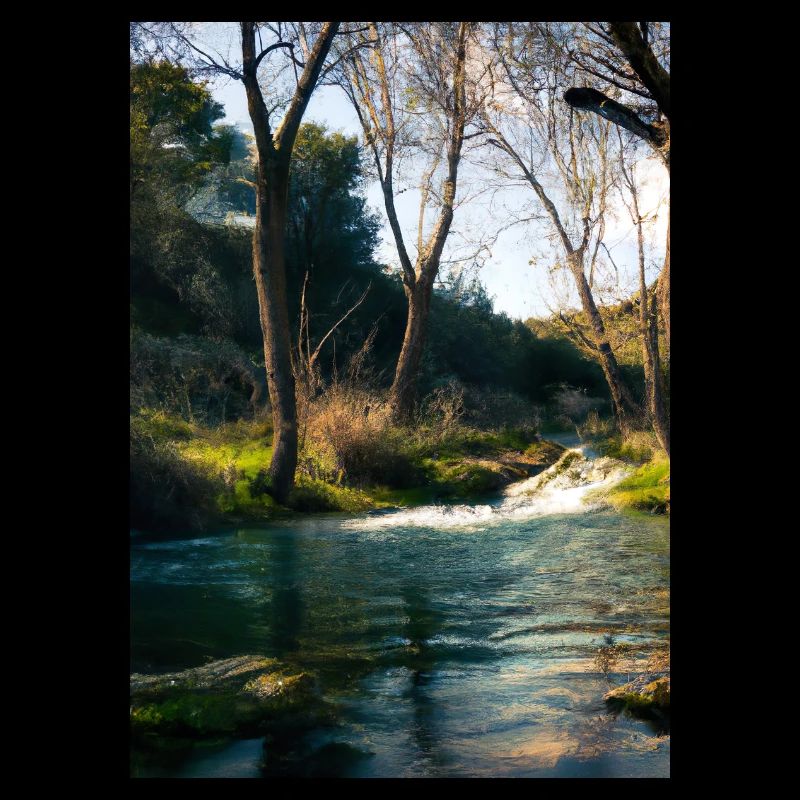 Forest River Wasserfall