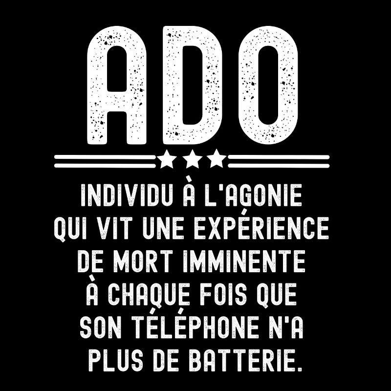 définition Ado adolescent, cadeau pour ado