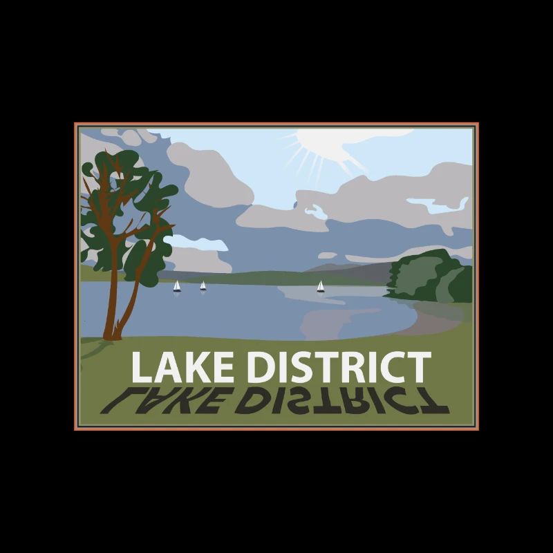 Lake District windermere dans les lacs Cumbria