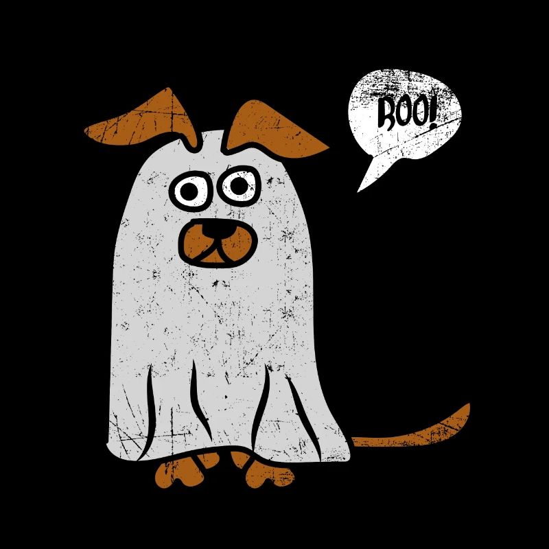 Geist Unheimlich Hund Urlaub Halloween Geschenk