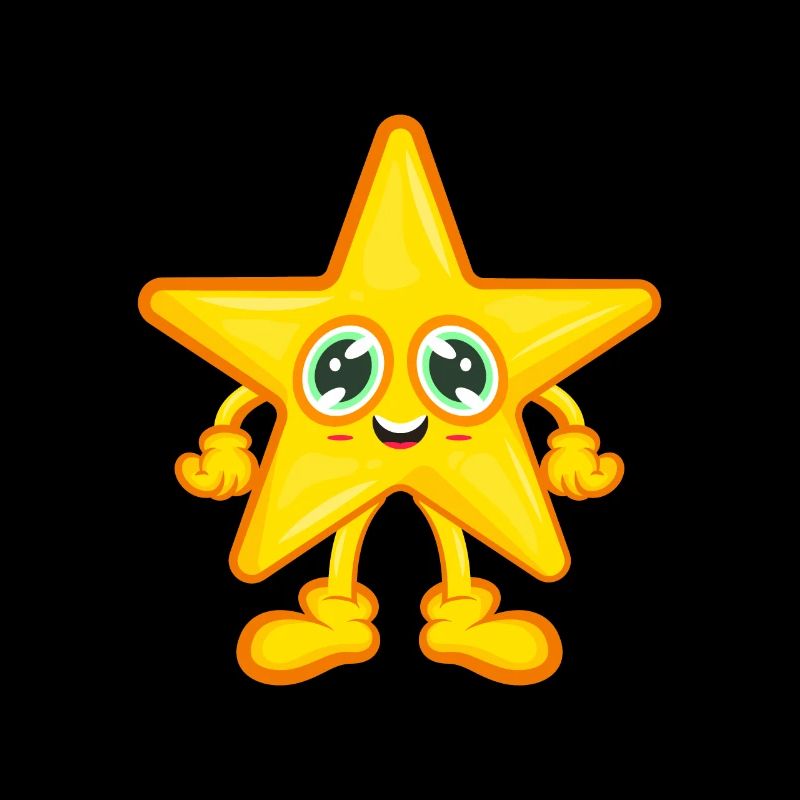 Star asterisk comic