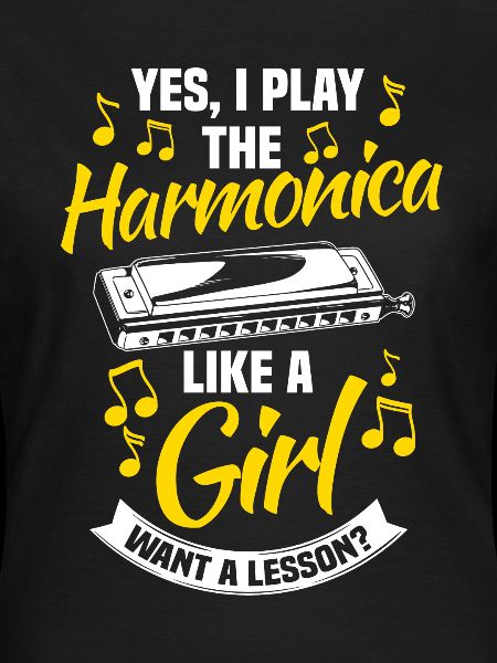 Harmonica player harmonica