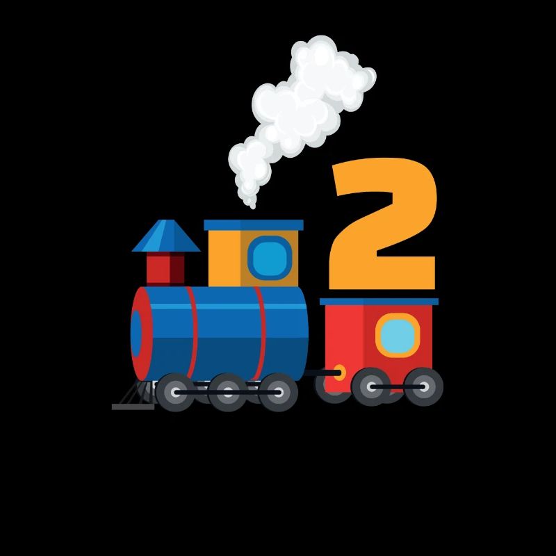 Locomotive de train du 2e anniversaire