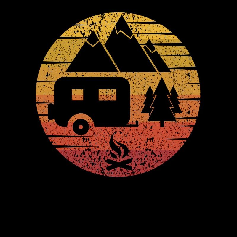 Camping Retro Design