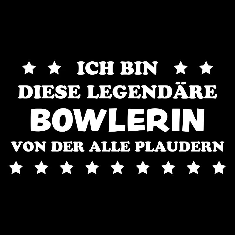 Bowlerin Lustiger Spruch Sprüche Bowling Geschenk