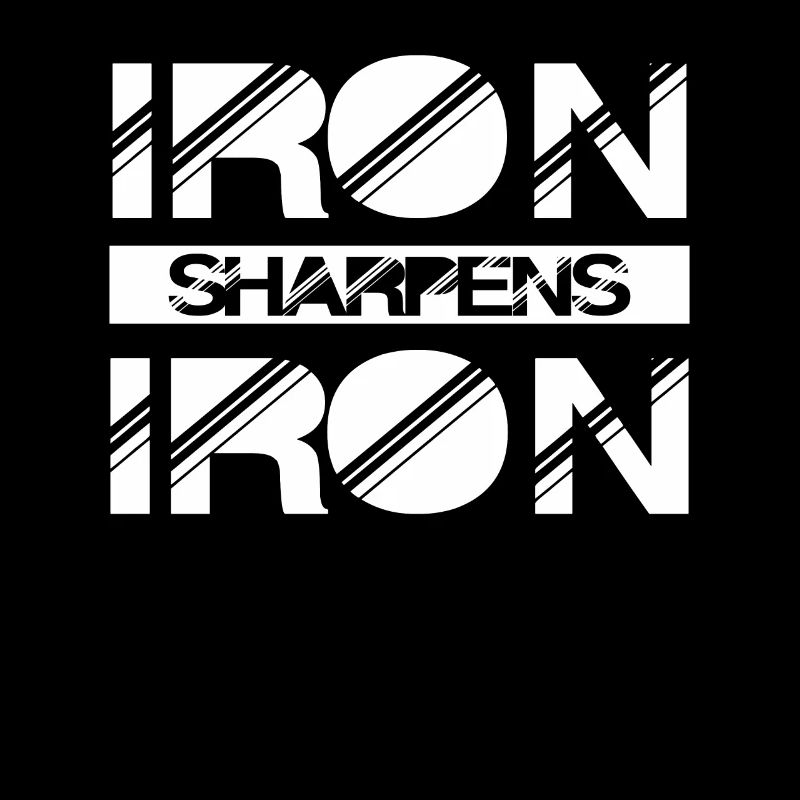 Iron Sharpens Iron Christian Workout Iron