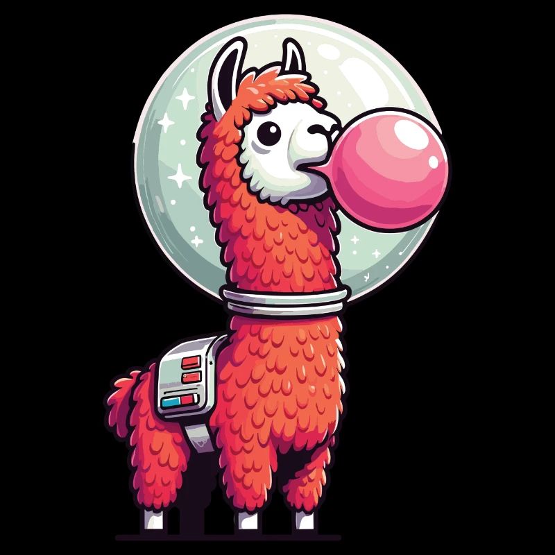 Lama-Astronaut