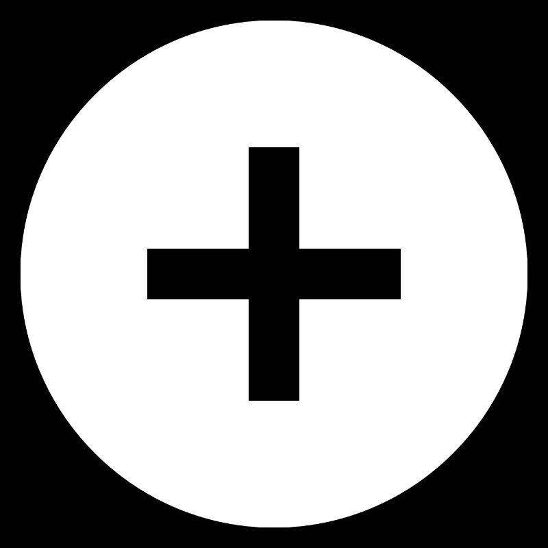Plus | Symbol | White | gift idea