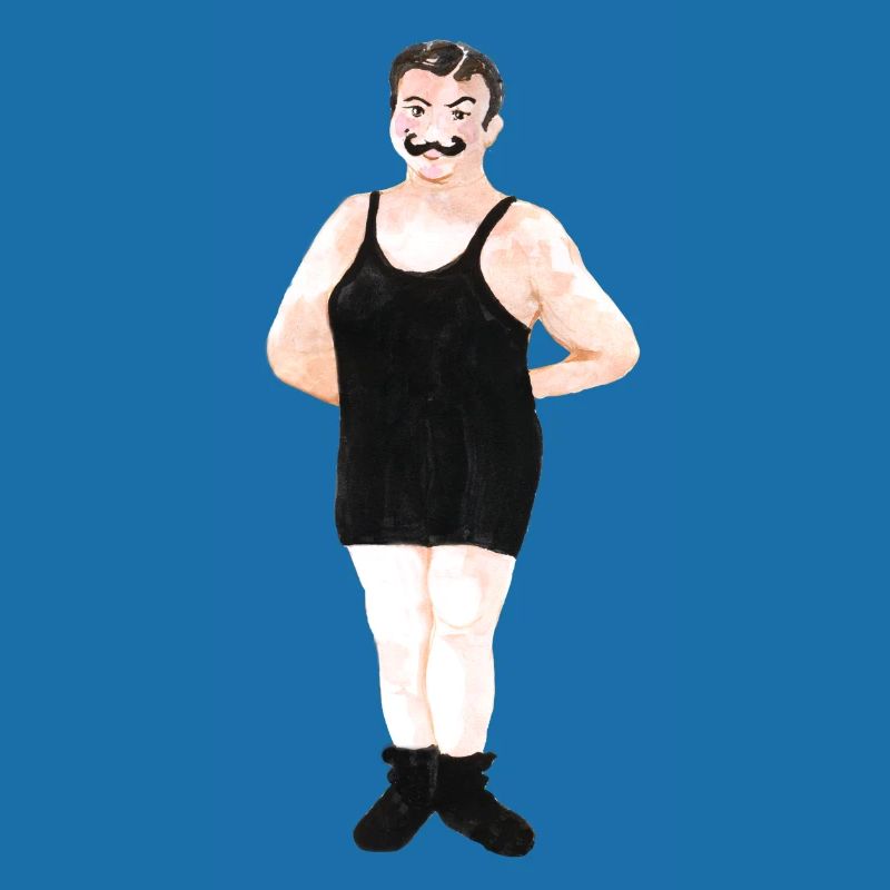 Circus gewichtheffer bodybuilder