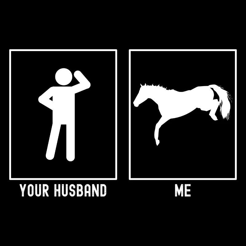 Votre mari - moi - cheval