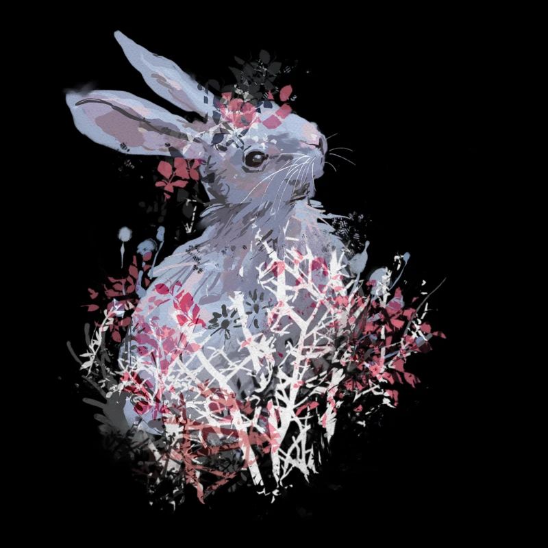 Hare in the forest