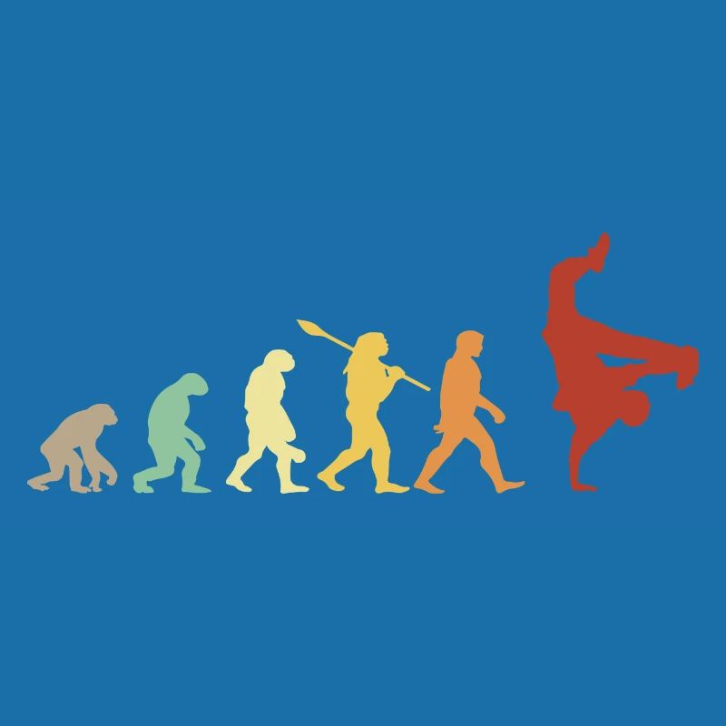 Evolution Hip Hop Breakdance - Hip Hop Geschenkidee