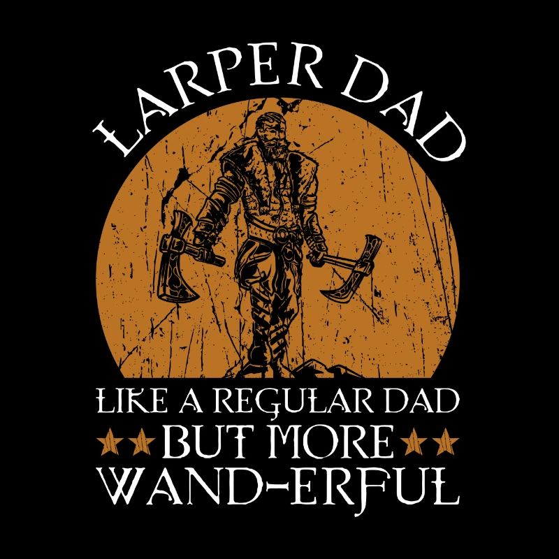 Rollenspiel Larper Dad Und Larper Vater