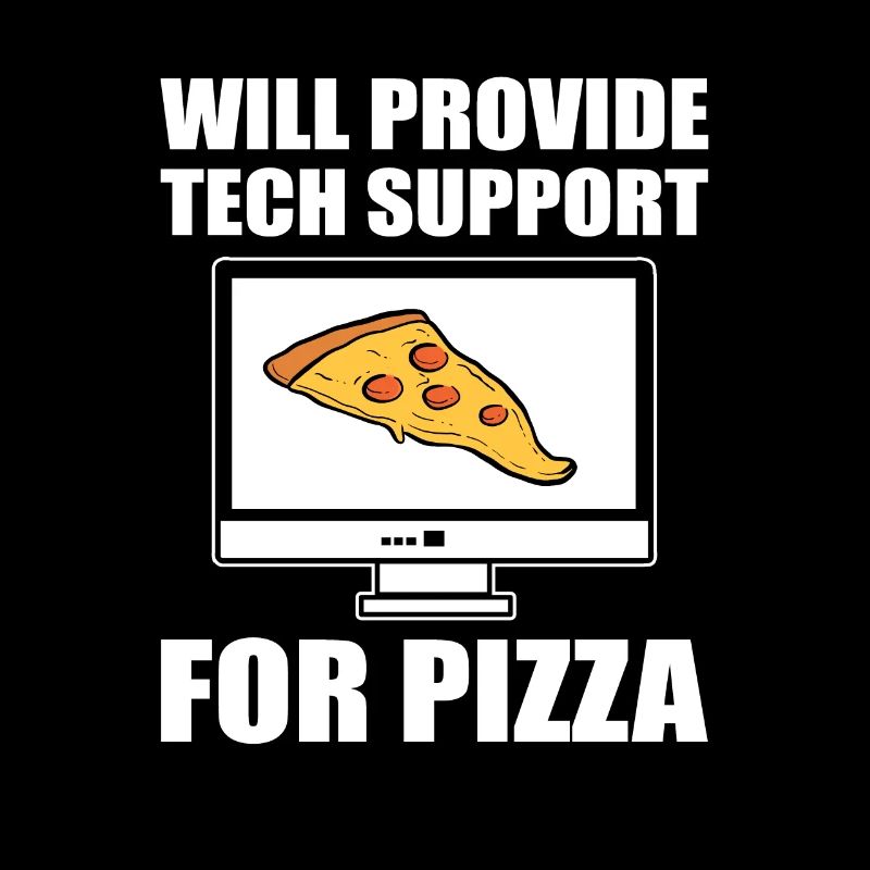 Kommer att ge teknisk support för Pizza Tech Support