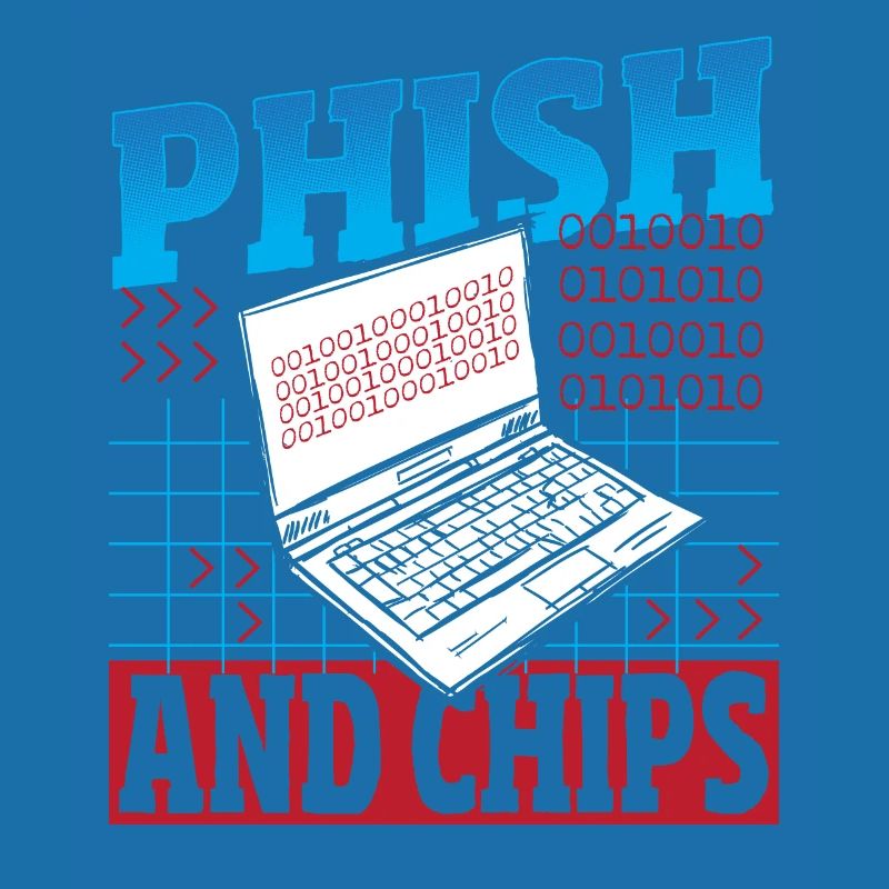 Phish and Chips Hacker Hacking Internet Network