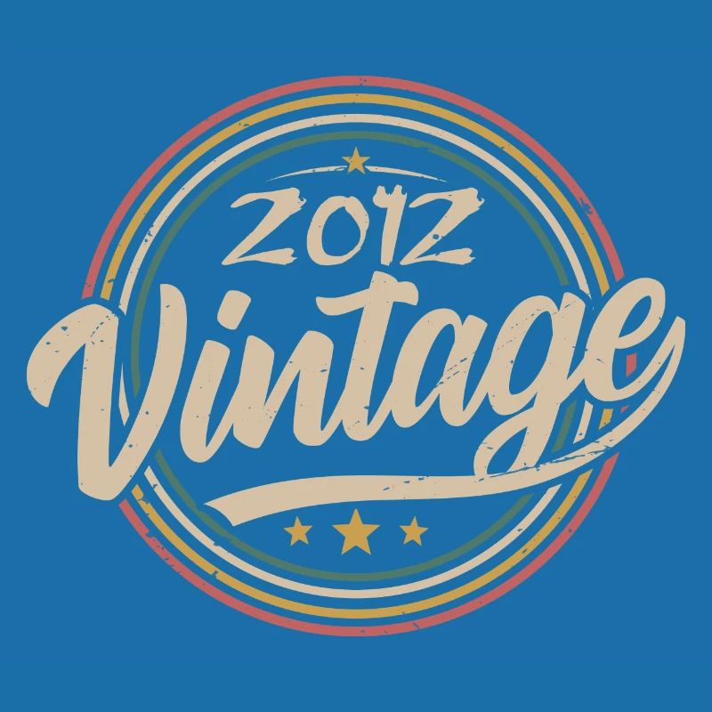 2012 Vintage 2012 Geburtstagsgeschenk - Retro Stil 2012