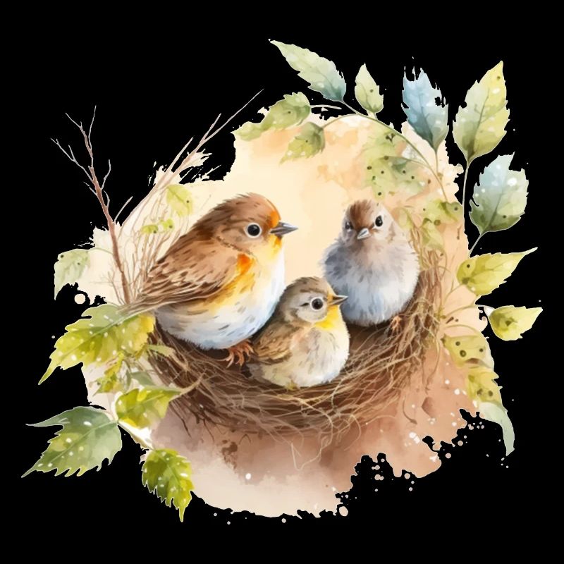 Birds on the nest