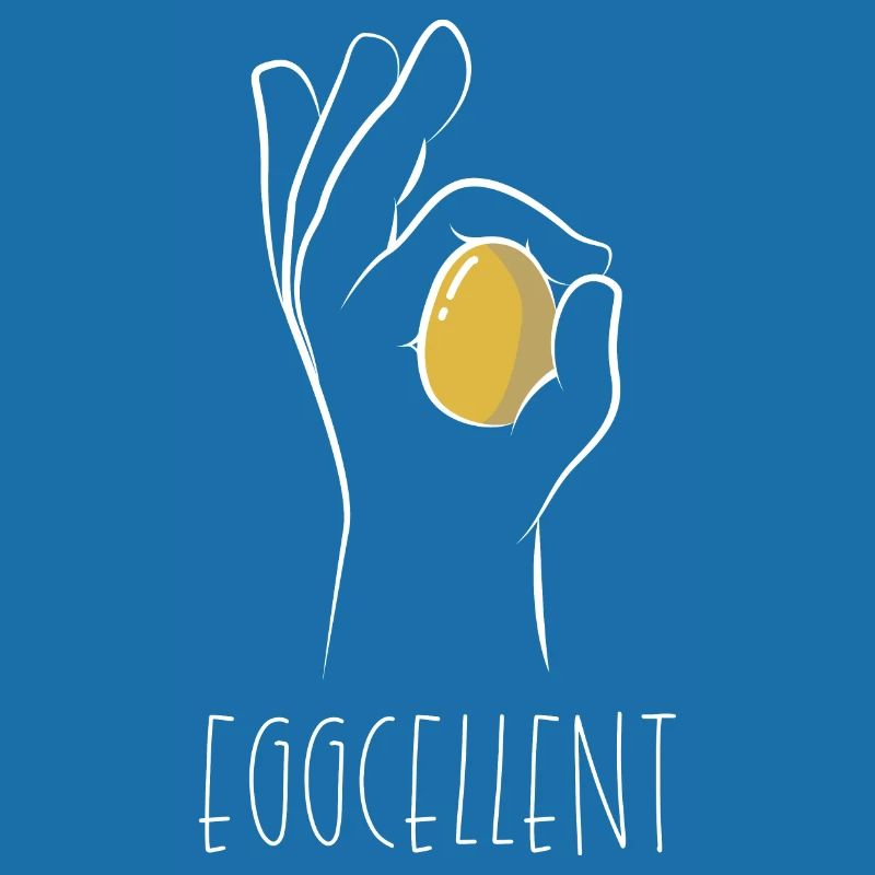 Ostern Ei Jeu de mots Eggcellent Geste Excellent