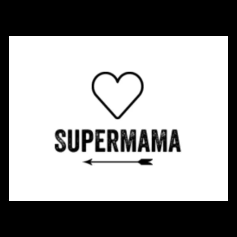 Imprimé "Supermama"