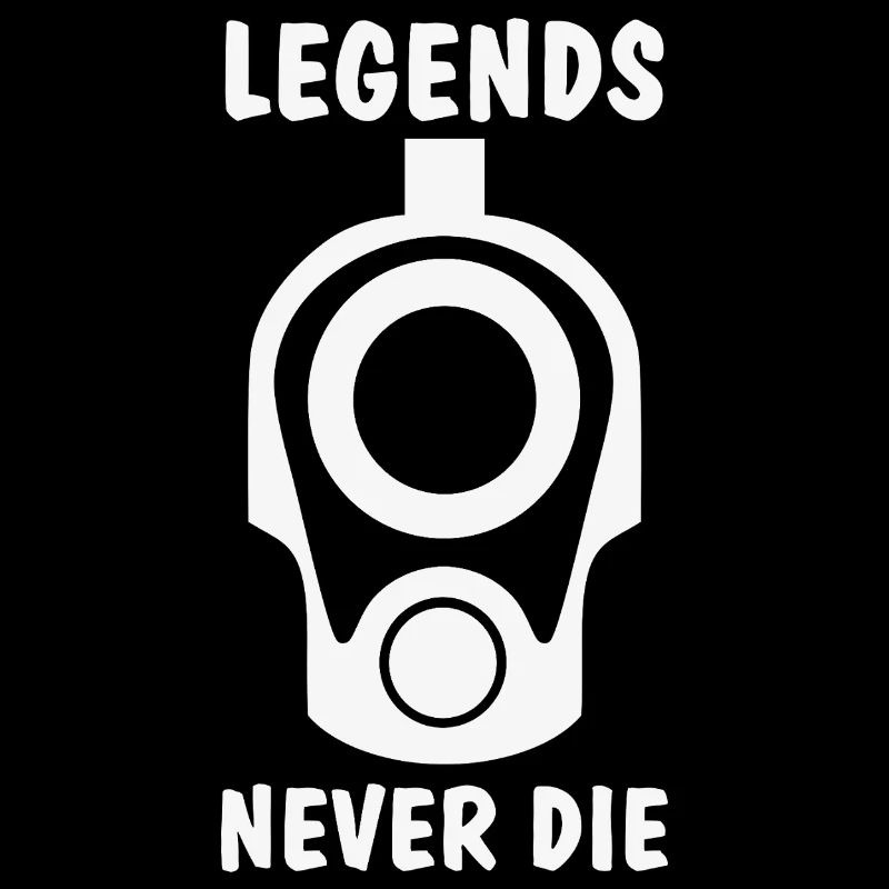 Legends Never Die 1911 Automatic Handgun 45acp
