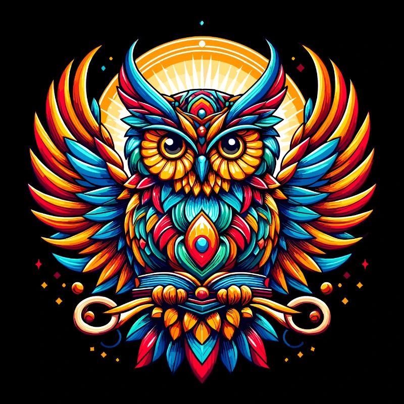 OWL TOTEM WISDOM KNOWLEDGE BIRD NIGHT FOREST NATURE