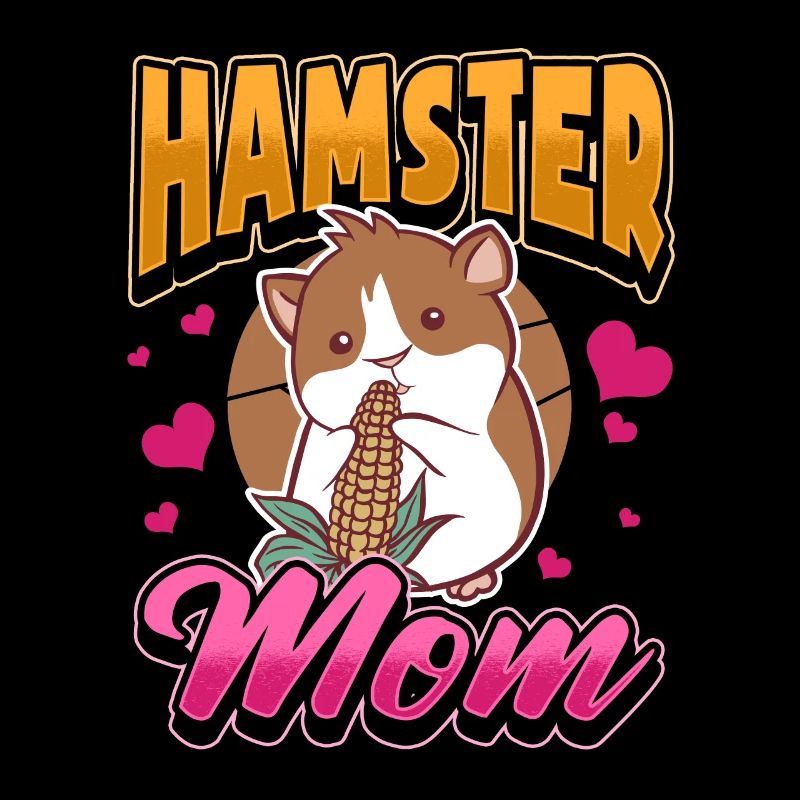 Hamster mom funny pet cute saying gift