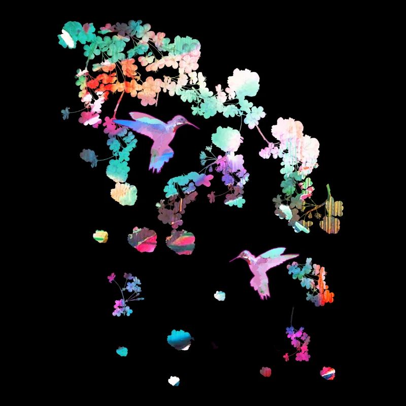 Cerisier en fleurs,fleurs,fleurs,fleurs,colibri