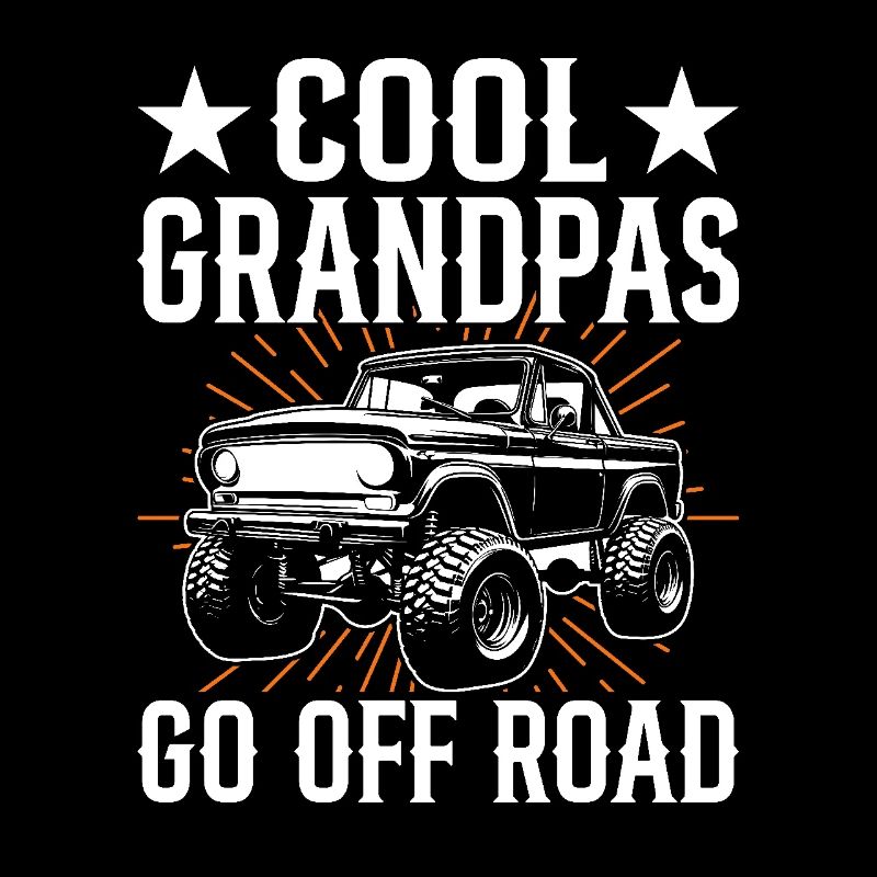 Cool grandpas drive off-road