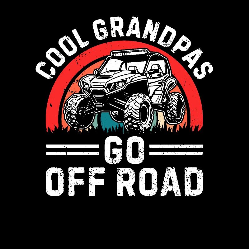 Cool grandpas drive off-road