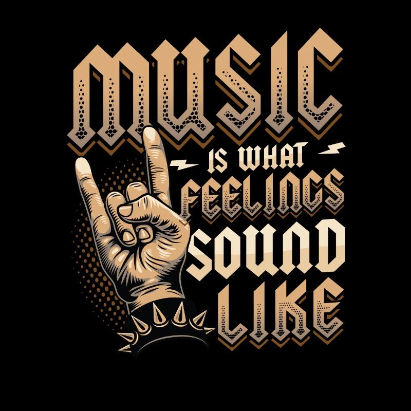 La musique est ce que les sentiments sonnent comme du rock and roll