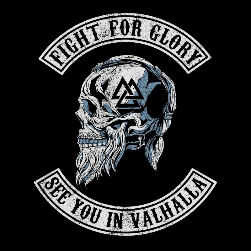 Wikinger See you in Valhalla Spruch