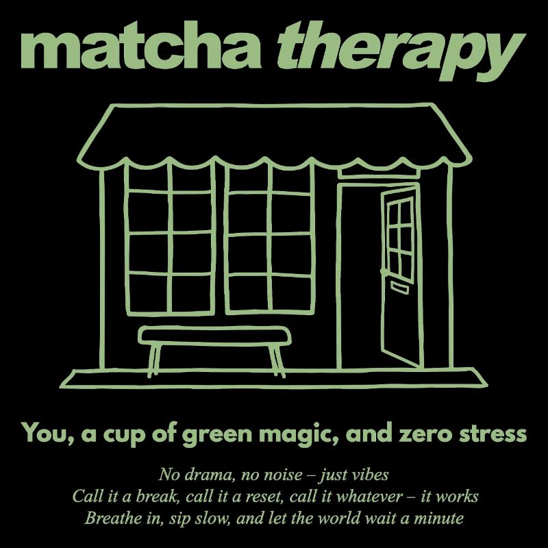 matcha therapy Café - green magic and zero stress