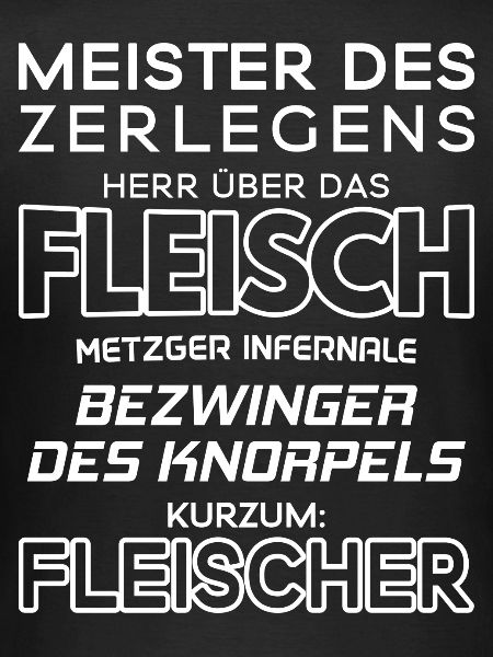 Fleischer/Metzger/Schlächter/Schlachter/Küter