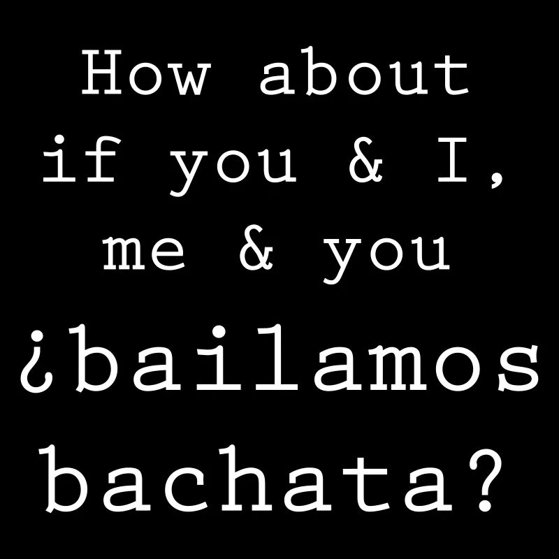 bailamos bachata