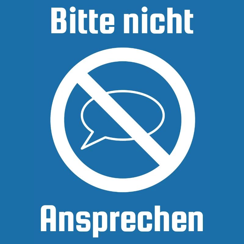 Bitte Nicht Ansprechen Geschenk