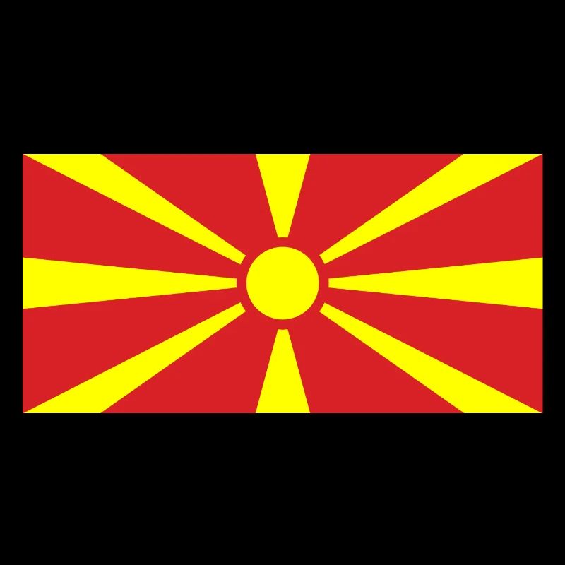 Drapeau de la Macédoine