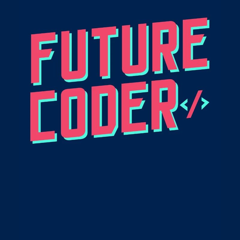 Zukünftiger Coder Coding Code Programmierer