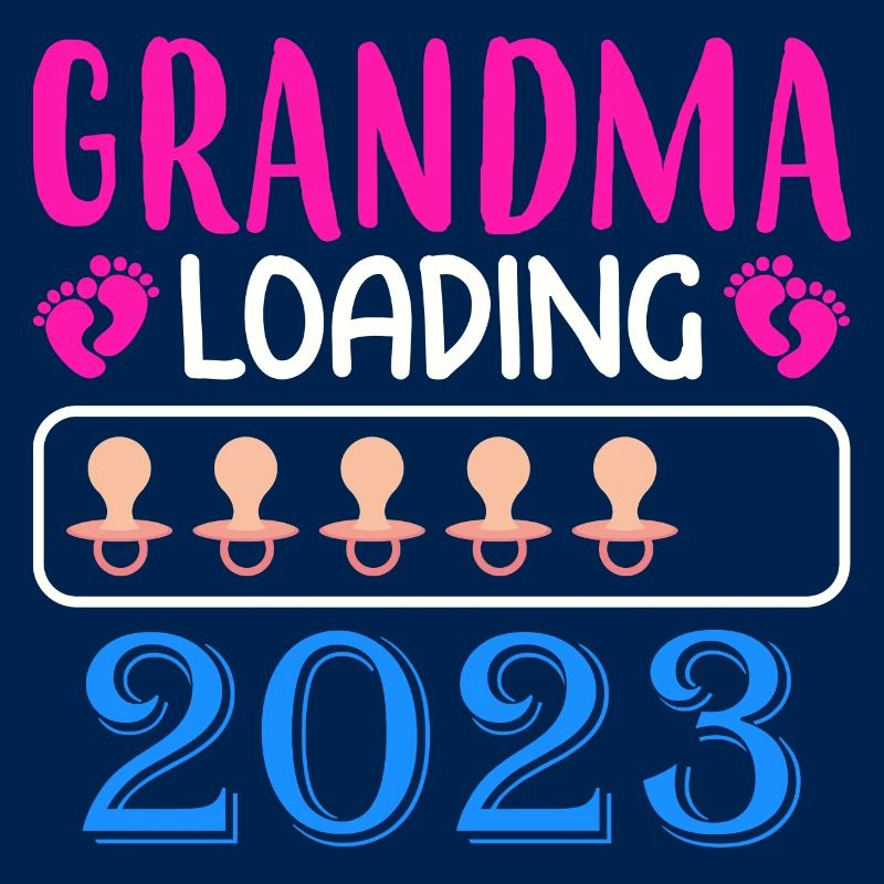 Werdende Oma, Oma loading 2023 Großmutter