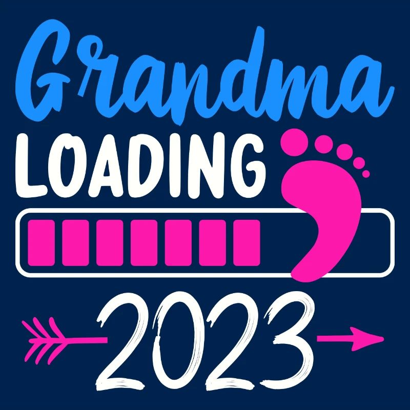 2023 Oma Loading Werdende Oma Großmutter