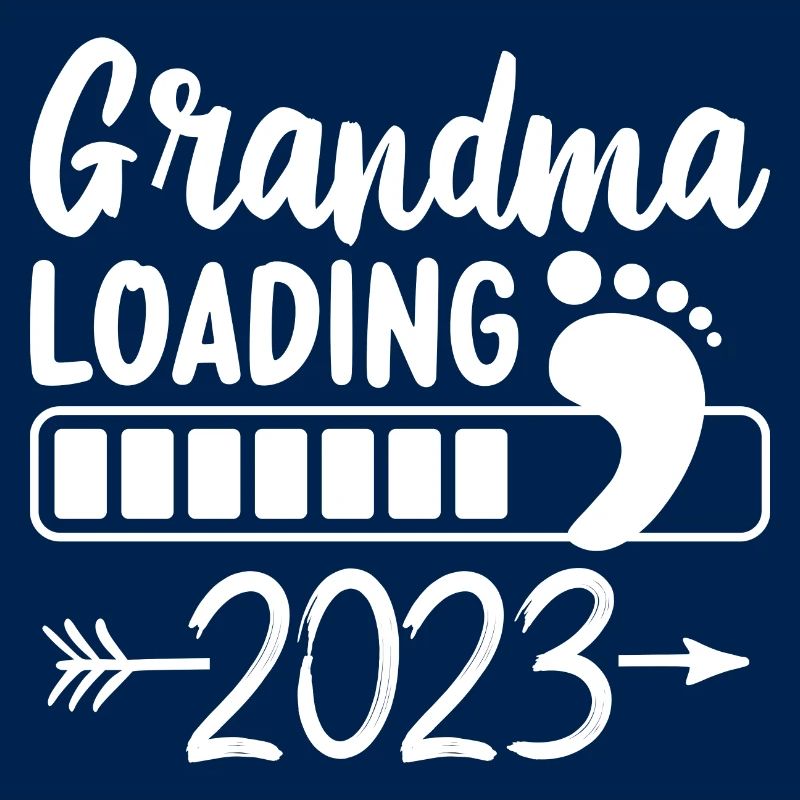 2023 Oma Loading Werdende Oma Großmutter