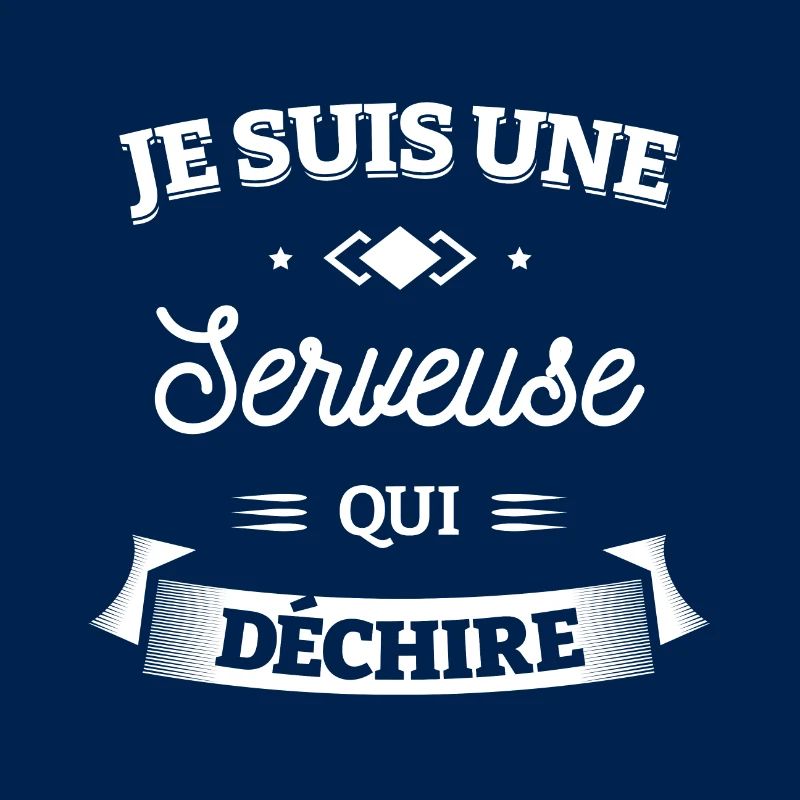 SERVEUSE QUI DÉCHIRE