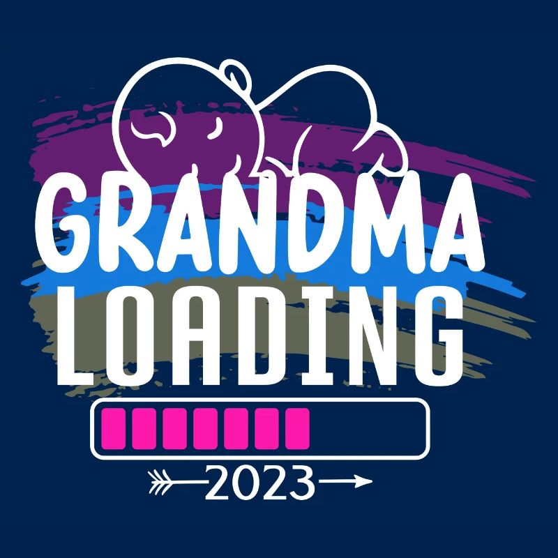 Werdende Oma, Oma loading 2023 Großmutter