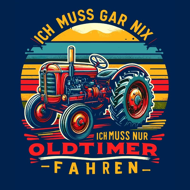 Traktor Oldtimer Landwirtschaft Geschenk Bauer
