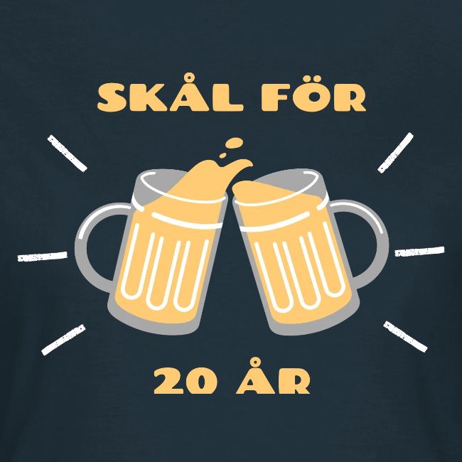 Present till 20-åring - Skål för 20 år