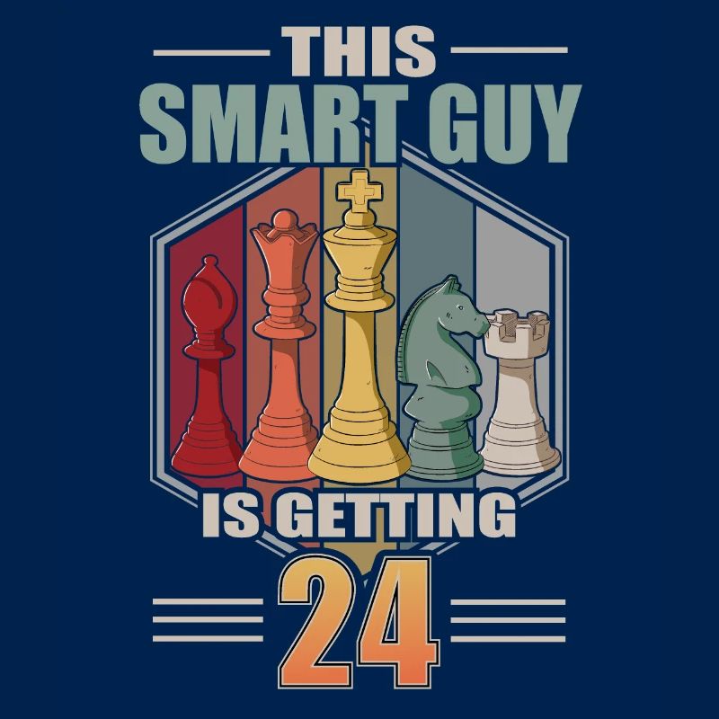 Smart Guy Is Getting 24 Retro Schach 24 Geburtstag