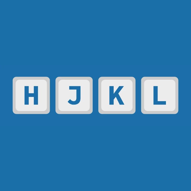 HJKL Computer-Tasten vi & Vim Code Geeks & Nerds